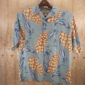 Vintage (VERY RARE) Paradise Cove 100% Silk Hawaiian Shirt XL